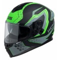 Шлем IXS HX 1100  черн,зелен,сер. мат р.L