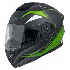 Шлем IXS HX Full Face Helmet IXS216 2.0 черно-зеленый  р.L