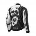 Куртка текстильная MOTEQ REBEL черный/белый р.M
