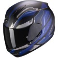Шлем EXO-390 BOOST, цвет Черный Матовый/Синий Матовый/Серый р.M