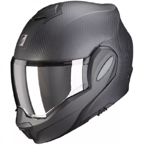 Шлем SCORPION EXO-TECH EVO CARBON SOLID, ЦВЕТ ЧЕРНЫЙ Размер L