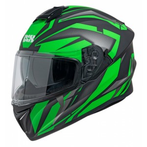 Шлем IXS HX Full Face Helmet IXS216 2.1 зелено-черный р.M