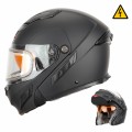 Шлем Снегоходный XTR MODE2 черн.мат.с электро стеклом р.М