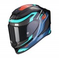 Шлем SCORPION EXO-R1 EVO AIR VATIS, цвет Черный/Синий/Красный, Размер L