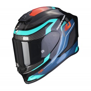 Шлем SCORPION EXO-R1 EVO AIR VATIS, цвет Черный/Синий/Красный, Размер L