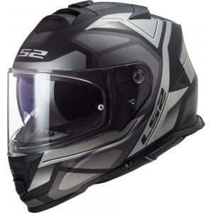 Шлем LS2  FF800 STORM FASTER черно-серый матовый р. M