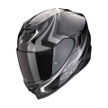 Шлем Scorpion EXO-520 EVO AIR TERRA, цвет Черный, Серебристый, Белый р.M