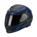 Шлем SCORPION EXO-510 AIR SYNC, цвет Черный Матовый/Синий, Размер L