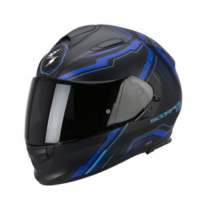 Шлем SCORPION EXO-510 AIR SYNC, цвет Черный Матовый/Синий, Размер L