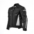 Куртка текстильная MOTEQ CLYDE черный/белый р.XL