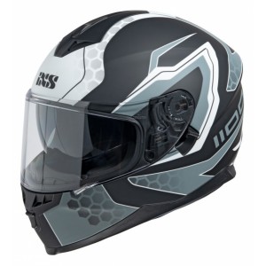 Шлем IXS HX 1100 2.2 светло-серый-черный  р.S