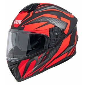 Шлем IXS HX Full Face Helmet IXS216 2.1 красно-черный р.M