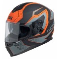 Шлем IXS HX 1100 2.2 оранжево-серо-черный  р.M