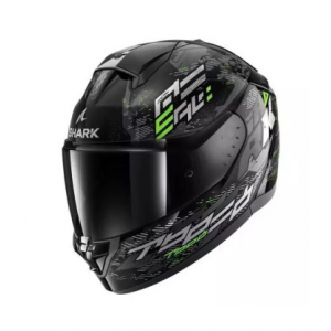 Шлем SHARK RIDILL 2 MOLOKAI Black/Silver/Green р.L