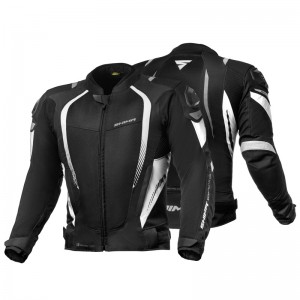 Текстильная куртка SHIMA MESH PRO BLACK/WHITE p.S