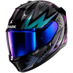 Шлем SHARK D-SKWAL 3 BLAST-R Black Green Glitter Black р.XL