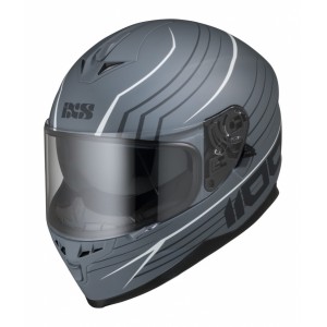 Шлем IXS HX 1100  2.1 серо белый р.L
