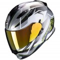 Шлем EXO-510 AIR BALT, цвет Серый Матовый/Белый Матовый/Желтый р.M