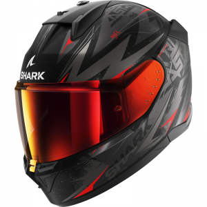 Шлем SHARK D-SKWAL 3 BLAST-R MAT Black/Anthracite/Red р.L