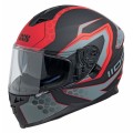 Шлем IXS HX 1100  черн,красн,сер. мат р.XL