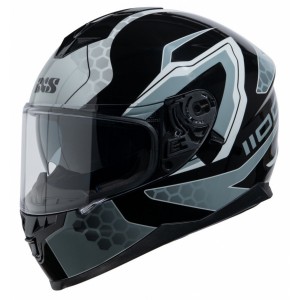 Шлем IXS HX 1100 2.2 темно-серый-черный  р.M