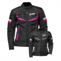 Куртка текстильная женская MOTEQ ASTRA черный/серый р.XL
