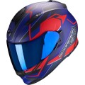 Шлем SCORPION EXO-510 AIR BALT, цвет Синий Матовый/Красный Матовый, Размер M